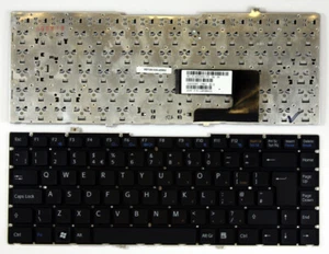 Teclado de repuesto para computadora portátil Sony Vaio VGN-FW48E negro diseño del Reino Unido - Imagen 1 de 1