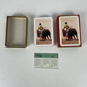 Fournier Vintage Playing Cards HERACLIO Plastic Coated VGC Made In Spain - Foto 1 di 9