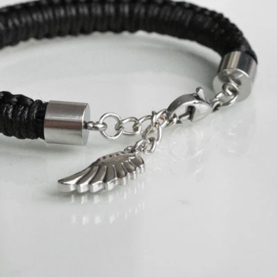 Ø 4 5 6 8 9 10mm Edelstahl Endkappen mit/ohne Karabinerverschl. Kettchenanhänger - Bild 1 von 3