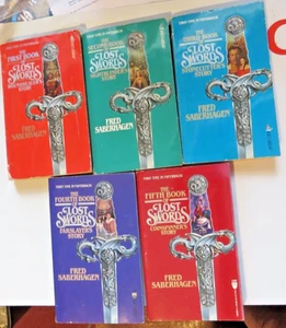 Verlorene Schwerter Vintage Buch Lot 1 bis 5 Fred Saberhagen Wundheiler Schaublinder + - Bild 1 von 4