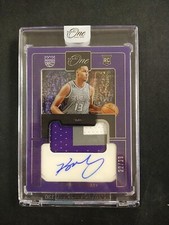 2022-23 Panini One Keegan Murray 3-COLOR RC PATCH AUTO LOW SN 22/99 Kings CC