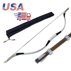 54'' Han Bow 40-60lb Traditional Mongolian Horsebow Shooting Recurve Practice - Picture 1 of 6