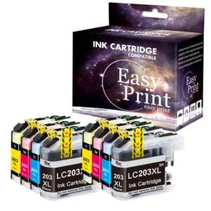 8 Stück Neu LC203XL LC-203 XL Tinte passt Brother MFC-J460DW MFC-J480DW MFC-J485DW - Bild 1 von 1