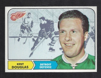 1968 Topps #26 Kent Douglas Vintage Detroit Red Wings NHL Hockey 1968-69 - Image 1 of 2