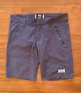 Helly Hansen Shorts Mens 32 (Fits 34) Gray Zip Pockets Quick Dry Hiking Sailing - Picture 1 of 15