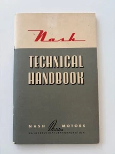 1937-1942 Nash Technical Handbook Tune Up Service Repair Shop Manual - Picture 1 of 3