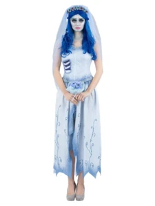 Leiche Braut Emily Damen Kostüm Erwachsene Halloween Verkleidung lizenziert - Bild 1 von 4