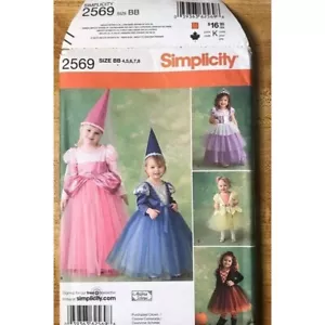 #2569 Simplicity Girls Costume sewing pattern 4-8 - Picture 1 of 4