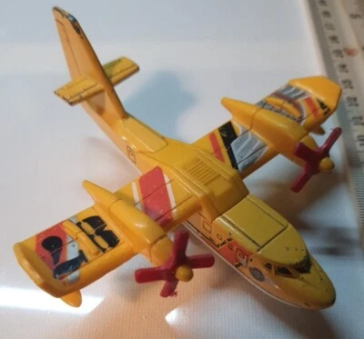 2009 MATCHBOX MISSION: SKY BUSTERS "BLAZE BUSTER" YELLOW FOREST RANGER PLANE  - Image 1 of 4