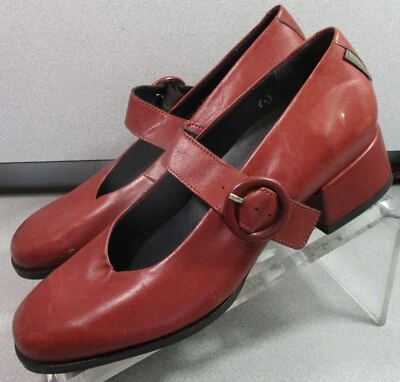 ZAPATO MUJER ALIX LMSP60 7 M (EURO 4,5) CUERO GRANATE BOMBA DE MEPHISTO Foto 1 de 4