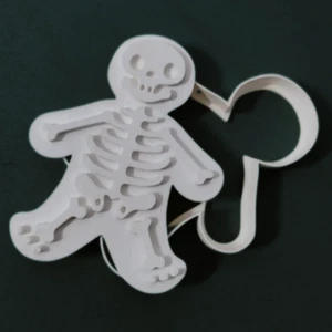 Halloween Skelett Schneider Kunststoff Schneider Topper Fondant Cupcake Topper Kuchen Backen - Bild 1 von 4