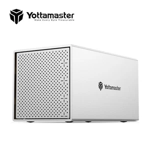 Yottamaster 4 Bay RAID Type-B Festplattengehäuse Gehäuse für 2.5" 3.5" SSD 64 TB - Bild 1 von 10