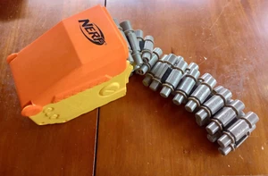 Nerf EBF-25 Vulcan Machine Gun Ammo Box w/ Lid & 2 Linked 25-round Ammo Belts - Picture 1 of 12