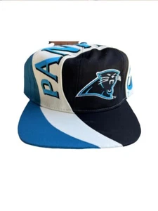 Cappello/cappello snapback regolabile vintage anni '90 Carolina Panthers nuovo con etichette - Foto 1 di 3