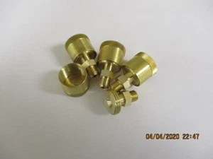 (1) Hit & Miss  Model Gas engine Brass Grease Cup,  1/4"-28 Mounting thread NEW - Picture 1 of 1