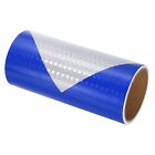 Reflective Tape 8 X 10 Ft Waterproof Safety Tape For Trailers Blue White