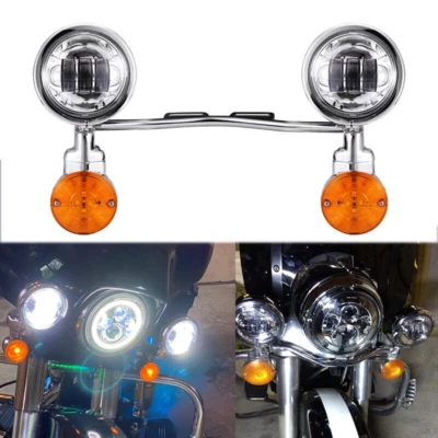 LED Driving Passing Fog Turn Signal Lights Fits Yamaha V Star 650 950 1100 1300 - Image 1 of 4