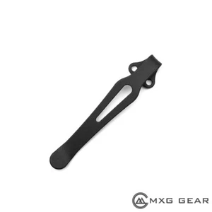 (Black Color) Titanium Deep Carry Pocket Clip for Benchmade Griptilian Knife - Picture 1 of 7