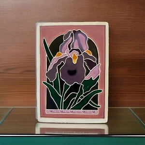 Iris Keramikfliese - Wandrelief Cindy Wallace 1991 - Bild 1 von 16