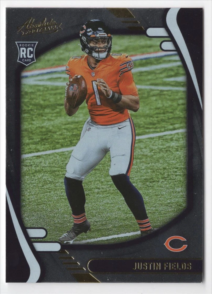 2021 Panini Absolute Justin Fields Rookie Chicago Bears #108 - Image 1 of 2