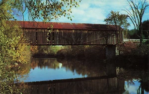 Postcard Bridge Still Serving the Public Westport New Hampshire NH - Picture 1 of 2