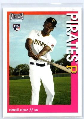 2022 Topps Archives Snapshots #26 Oneil Cruz - Image 1 of 2