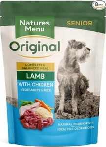 Natures Menu Senior Dog Food Lamb with Chicken 8x300g - Picture 1 of 2