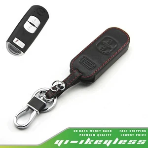 Funda de cuero para Mazda 3 CX3 CX5 CX7 CX9 llave inteligente remota 3B 3 botones - Imagen 1 de 7