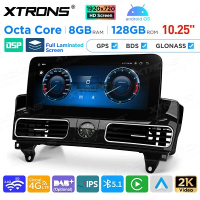 2K 10.25" Autoradio Android 13 8G+128G CarPlay IPS für Mercedes ML/GL W166 X166 - Bild 1 von 4