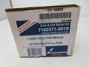 Advance Core and Coil Ballast Kit 71A2571-001D 1-100W H38/H44 Mercury - Picture 1 of 4