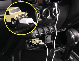 Carmate Car Charger USB-A 2.4A SUZUKI Jimny JB64/JB74 Headlight flashes - Picture 1 of 4