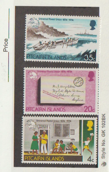Pitcairn Island Scott # 141-143, Universal Postal Union, MNH - Image 1 of 1