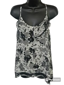 Bongo Sheer/lace Summer Top Blouse w/flattering Swing Shape. Vintage L - Picture 1 of 7