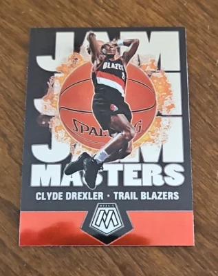 2019 Panini Mosaic #4 Clyde Drexler Jam Masters Portland Trail Blazers - Image 1 of 2