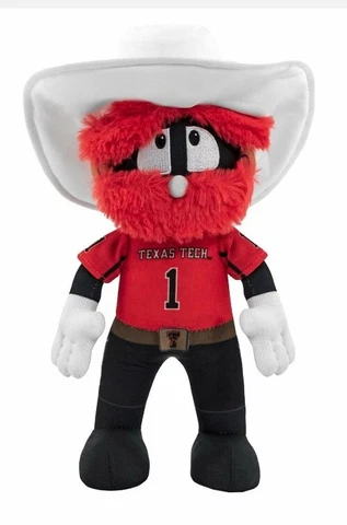 Bleacher Creatures Texas Tech Red Raiders Raider Red 10" Mascot Plush Figure Cover