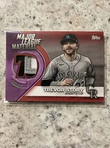 Trevor Story 2021 Topps Series 1 Major League Material Relic /25- SSP Rockies - Bild 1 von 3