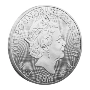 Commemorative Queen Elizabeth II Gift Silver Plated Challenge Coin Memorial - Picture 1 of 10