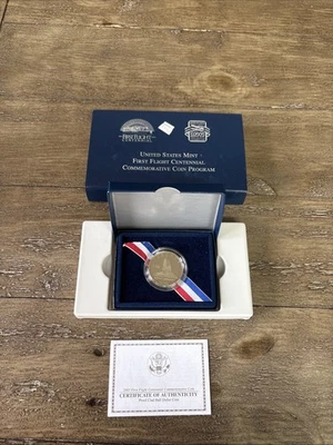 2003 First Flight Centennial Proof Clad Half Dollar Commemorative Coin Complete - Image 1 of 4