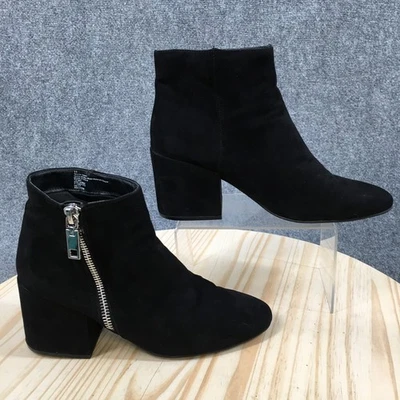 Dolce Vita Boots Women 11 Ankle Bootie Black Side Zip Casual Comfort Block Heels - Image 1 of 4
