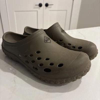 Muck Boot Co. Muckster Bio Lite Zueco Zapato Sin Cordones Para Hombre Marrón Impermeable EE. UU. 12 Foto 1 de 4