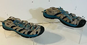 Keen Whisper Sandals Size 11 Green Teal Closed Toe Sport Water Hiking Shoes - Picture 1 of 9
