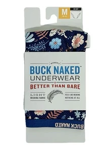 Duluth Trading Women's Buck Naked Underwear Hi-Cut Brief/Navy Butterfly MEDIUM - Picture 1 of 11