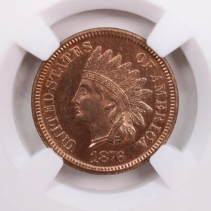 1876 Indian Head Small Cents., NGC PF-64.,Red/Brown, Store #GCT010 - Picture 1 of 3