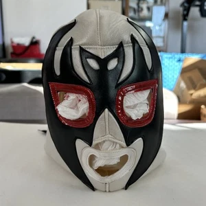 Mil Máscaras handgefertigte Prograde Maske mexikanisch Ringen japanisch lahm mit Leder - Bild 1 von 6
