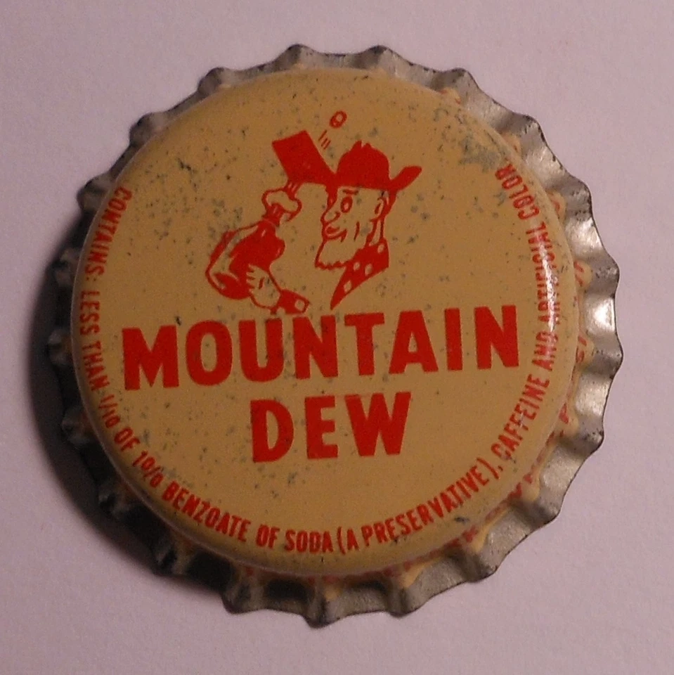 De colección Mountain Dew..corcho..sin usar..tapa de botella de refresco #2 Foto 1 de 1