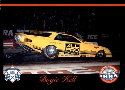 Bogie Kell - 1989 Checkered Flag IHRA - #90 - Racing - Image 1 of 2