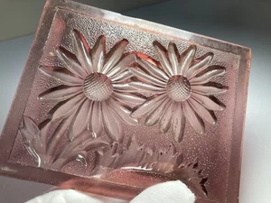 Antique Victorian Pressed Glass Mosaic Window Pane Tile Old Addison Glass Works - Picture 1 of 11