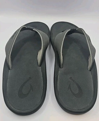 Sandalias chanclas grises OluKai OHANA zapatos para hombre M10 Foto 1 de 4