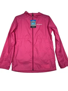 Columbia Girls' Large Jacket Switchback II Waterproof Pink msrp $50 - Picture 1 of 5