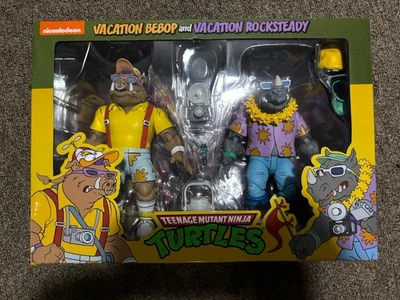 NECA TMNT Vacation BEBOP & ROCKSTEADY  Target Exclusive - Image 1 of 4
